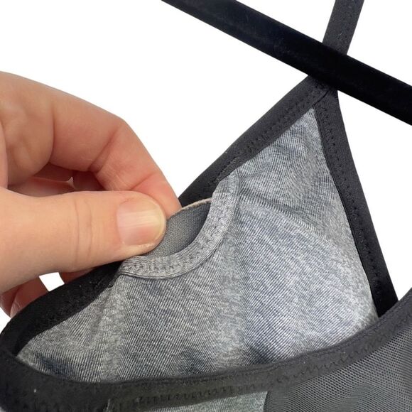 Nike Pro GREY Indy Sports Bra Dri-Fit small - Picture 9 of 11